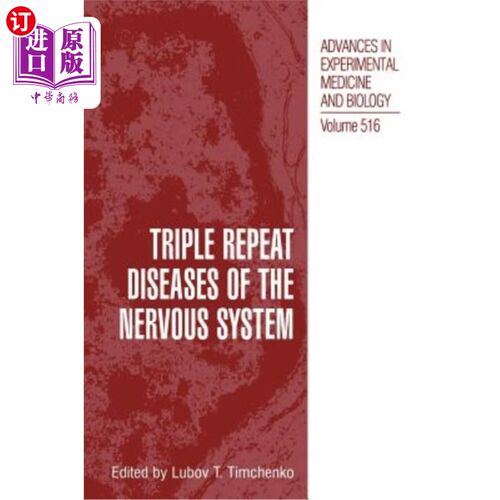海外直订医药图书Triple Repeat Diseases of the Nervous Systems 神经系统三重发作疾病