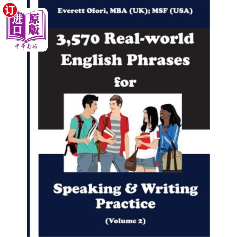海外直订3,570 Real-world English Phrases for Speaking and Writing Practice, Volume 2 3570真实世界英语口语和写作练习
