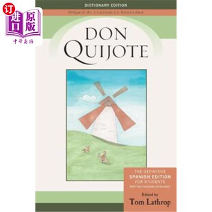 唐吉诃德 及唐吉诃 Spanish Dictionary for and Quijote Edition 西班牙语版 海外直订西班牙语 Students Don