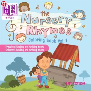 Book Preschool Nursery Coloring Chi 学前阅读 海外直订The Books Vol Rhymes and Reading 童谣彩绘书第一卷 Writing