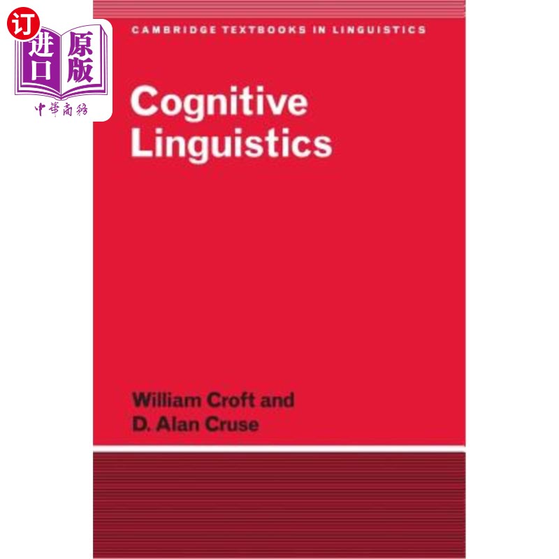 海外直订Cognitive Linguistics 认知语言学