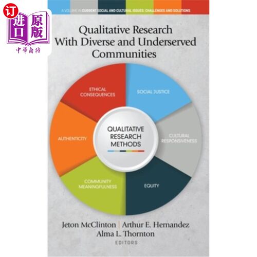 海外直订Qualitative Research With Diverse and Underserved Communities 质性研究与多样化和服务不足的社区