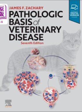 海外直订医药图书Pathologic Basis of Veterinary Disease 兽医疾病的病理学基础