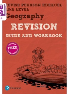 海外直订Pearson REVISE Edexcel AS/A Level Geography Revi... Pearson Revision Edexcel AS/A Level地理修订