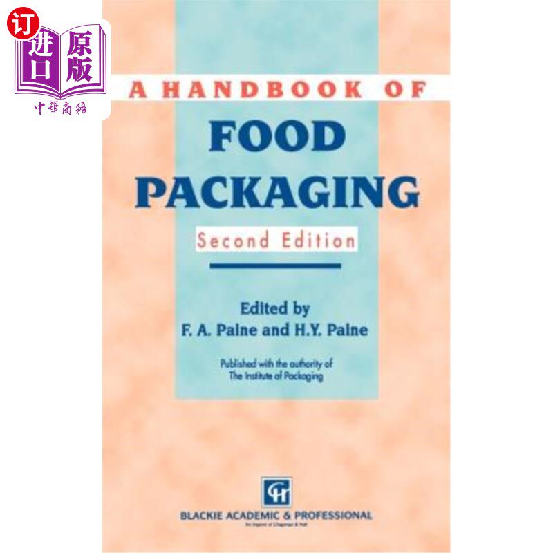 海外直订A Handbook of Food Packaging 食品包装手册