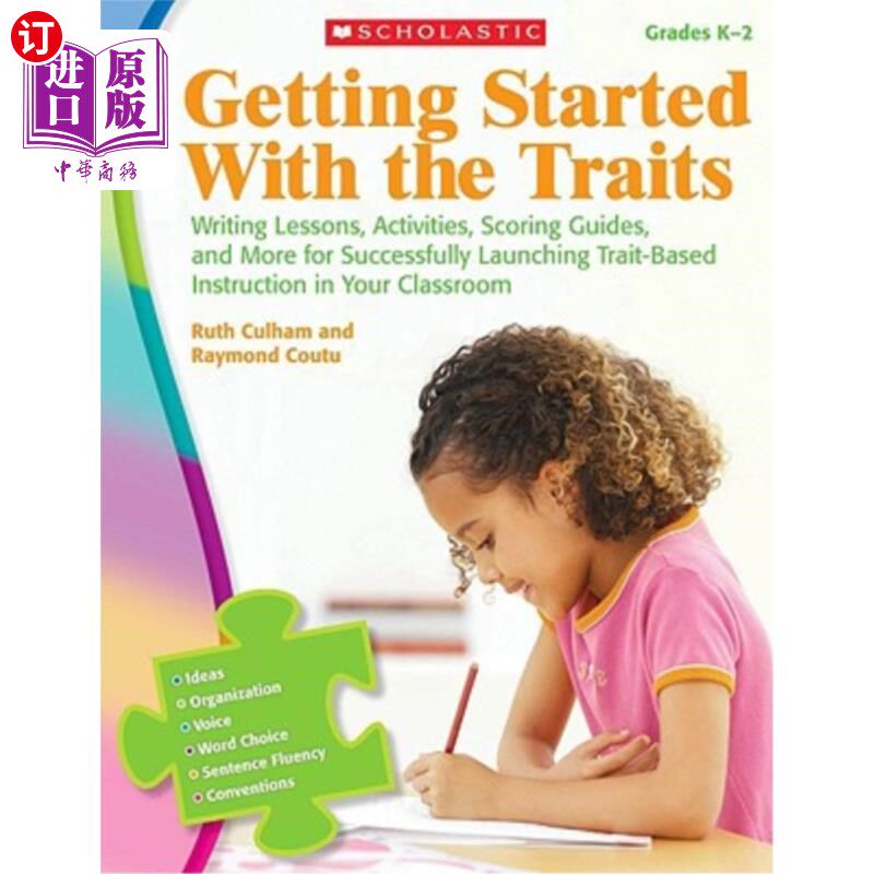 海外直订getting started with the traits: k-2: writing