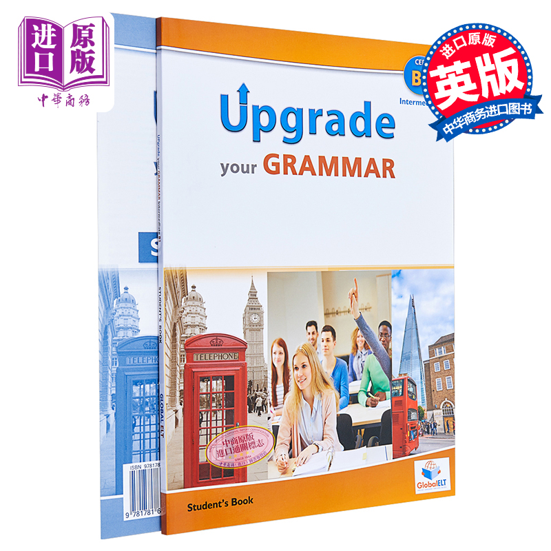 现货 Upgrade your Grammar Level B1 Self-study Edition Global ELT出版提升你的语法水平B1自学套装 7-12岁【中商原版】