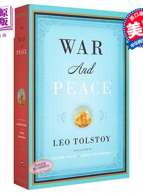 列夫托尔斯泰 战争与和平 英文原版 War and Peace Leo Tolstoy【中商原版】
