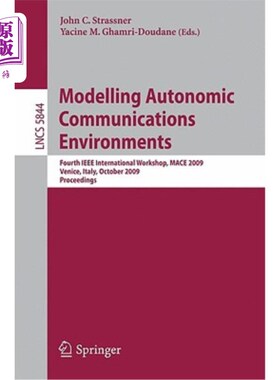 海外直订Modelling Autonomic Communications Environments 自主通信环境建模