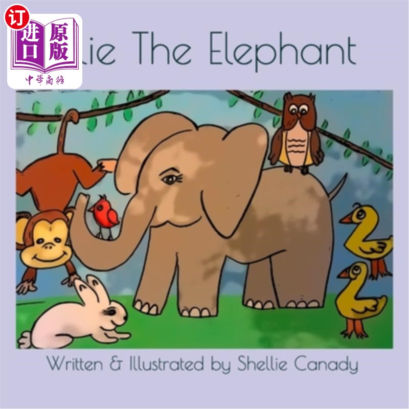 海外直订Ellie The Elephant 大象埃莉