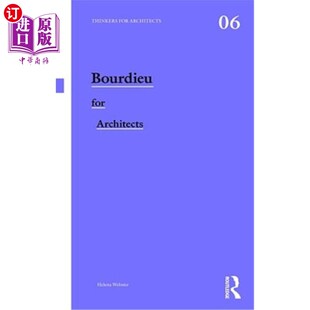 海外直订Bourdieu for Architects 布尔迪厄为建筑师