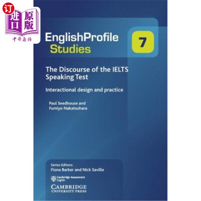 海外直订The Discourse of the Ielts Speaking Test: Interactional Design and Practice  雅思口语测试：交互设计与实践