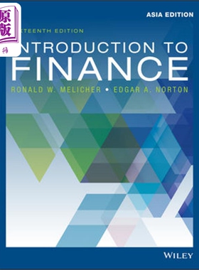 预售 金融导论 市场投资 英文原版 Introduction To Finance Markets Investments Ronald Melicher 经管 投资【中商原版】