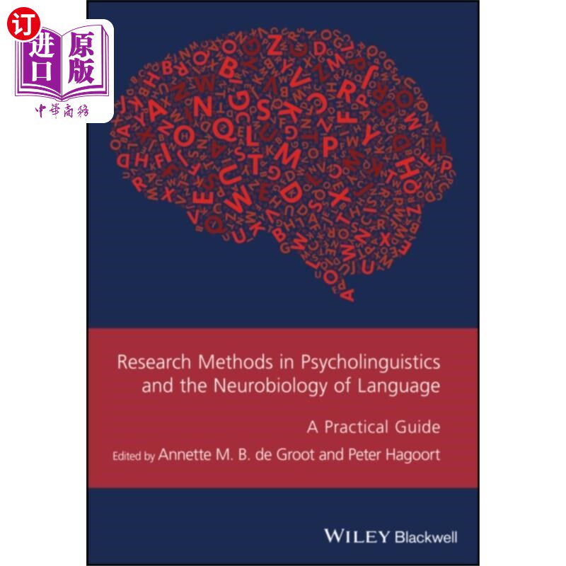 海外直订Research Methods in Psycholinguistics and the Ne... 心理语言学和语言神经生物学的研究方法-实用指南