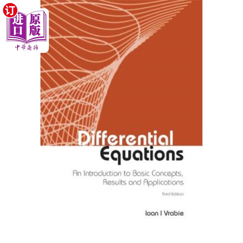 海外直订Differential Equations: An Introduction to Basic Concepts, Results and Applicati 微分方程：基本概念、结果和