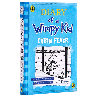 小屁孩日记6 英国版 平装 Wimpy Kid 6 Cabin Fever 桥梁章节书儿童文学童书 9~12岁 英文原版小初文学 进口图书【中商原版】