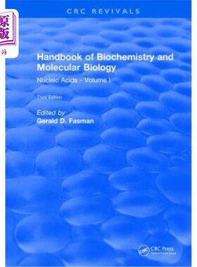 海外直订医药图书Handbook of Biochemistry: Section B Nucleic Acids, Volume I 生物化学手册：B节核酸，第一卷