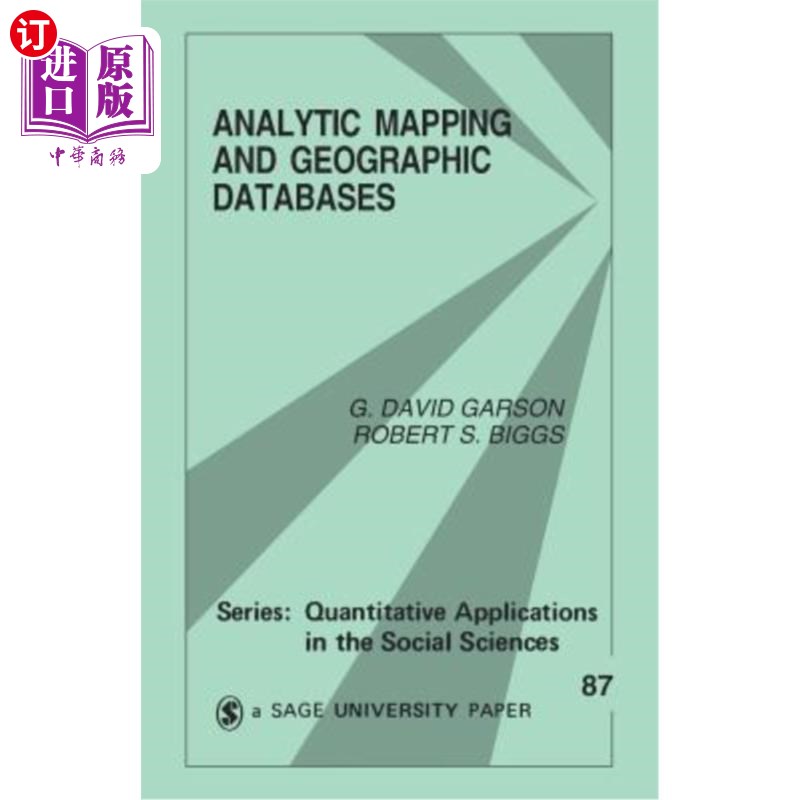 海外直订Analytic Mapping and Geographic Databases 分析制图和地理数据库