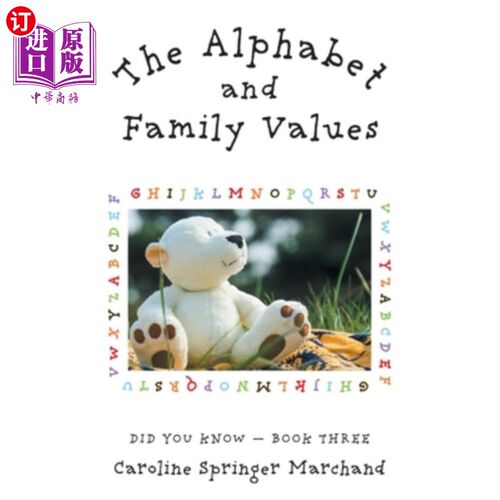 海外直订The Alphabet and Family Values 字母表和家庭价值观