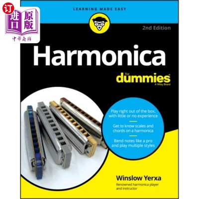 海外直订Harmonica For Dummies, 2nd Edition 傻瓜口琴，第2版