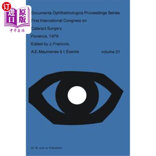 海外直订医药图书First International Congress on Cataract Surgery Florence, 1978 第一届国际白内障手术大会，佛罗伦萨