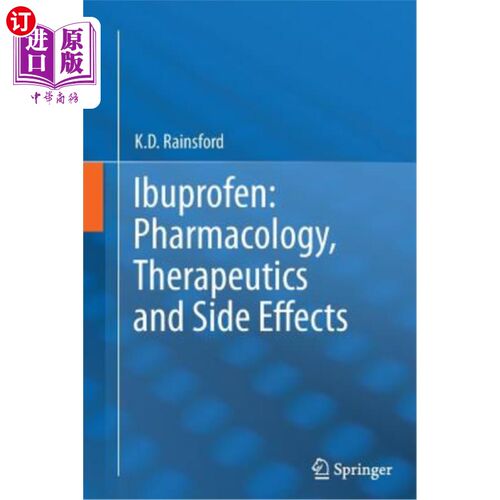 海外直订Ibuprofen: Pharmacology, Therapeutics and Side Effects 布洛芬：药理学、治疗学和副作用