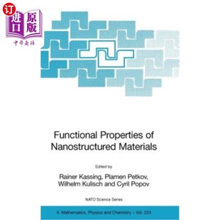 Materials 纳米结构材料 功能特性 Properties Nanostructured 海外直订Functional