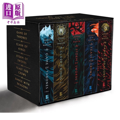 冰与火之歌 权力的游戏 英文原版 中文版 可选版 A Game of Thrones George R R Martin【中商原版】