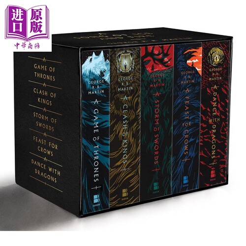 冰与火之歌 权力的游戏 英文原版 中文版 可选版 A Game of Thrones George R R Martin【中商原版】