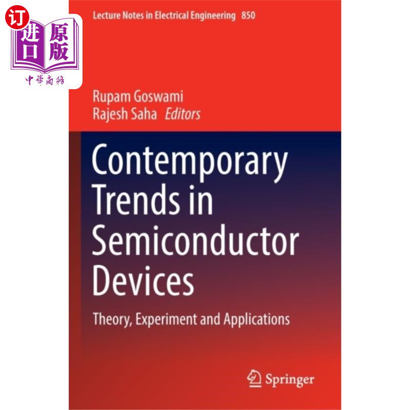 海外直订Contemporary Trends in Semiconductor Devices 半导体器件的当代趋势