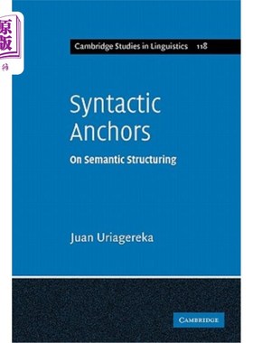 海外直订Syntactic Anchors: On Semantic Structuring 句法锚：论语义结构