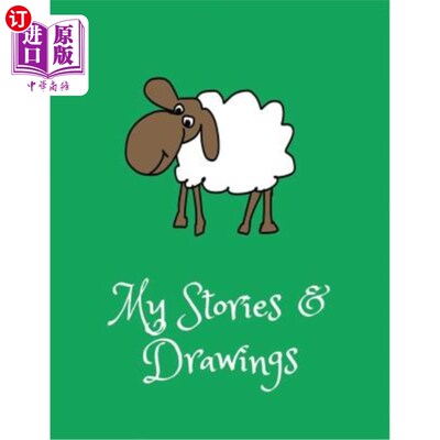 海外直订My Stories & Drawings: Cute Sheep Writing and Drawing Book for 4-7 Year Olds 我的故事和绘画：可爱的绵羊为4-