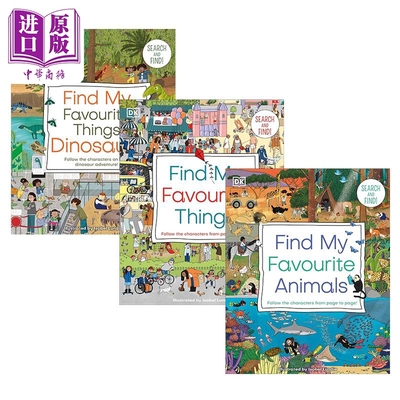 DK喜爱找找书英文原版儿童绘本