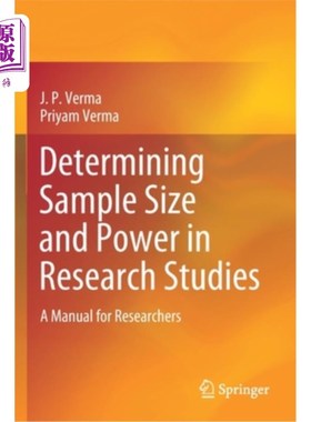 海外直订Determining Sample Size and Power in Research Studies: A Manual for Researchers 在研究研究中确定样本大小和