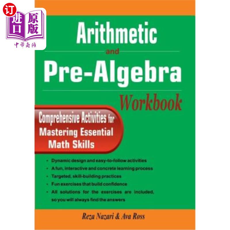 海外直订Arithmetic and Pre-Algebra Workbook: Comprehensive Activities for Mastering Esse
