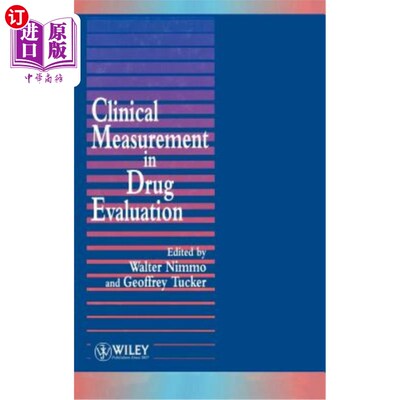 海外直订医药图书Clinical Measurement in Drug Evaluation 药物评价中的临床测量