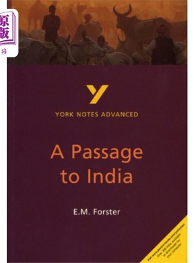 海外直订Passage to India: York Notes Advanced 前往印度:约克笔记高级