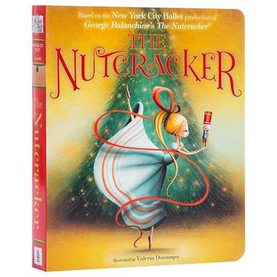 【中商原版】胡桃夹子 英文原版 The Nutcracker 经典童话故事 纸板书 童话芭蕾 4-9岁