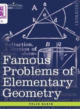 海外直订Famous Problems of Elementary Geometry: The Duplication of the Cube, the Trisect 初等几何的著名问题：立方体