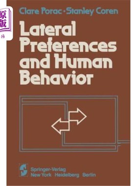 海外直订医药图书Lateral Preferences and Human Behavior 横向偏好与人类行为