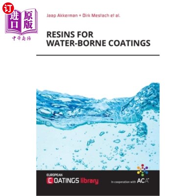 海外直订Resins for Water-borne Coatings 水性涂料用树脂