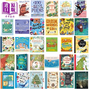 儿童诗歌诗集童书 英文原版进口 童诗韵律启蒙 经典自然诗歌 我是大树小小的种子 给孩子的100首诗 DK全球的诗句【中商原版】