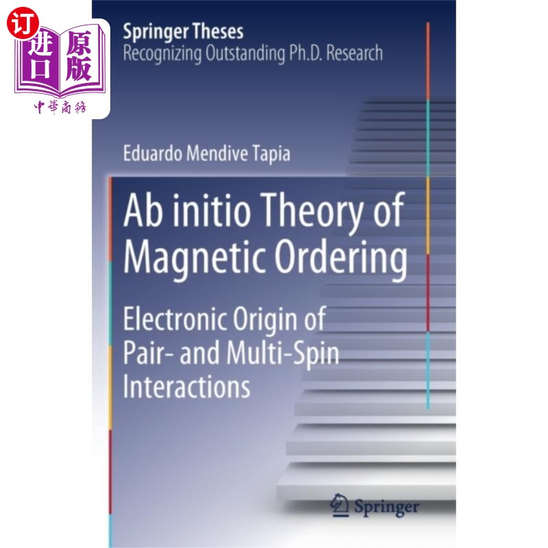 海外直订Ab initio Theory of Magnetic Ordering 磁有序从头算理论