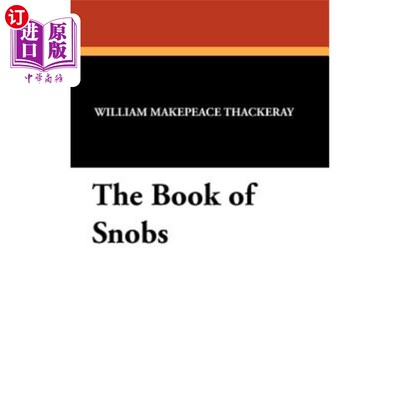 海外直订The Book of Snobs 势利人脸谱