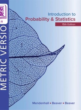 海外直订Introduction to Probability and Statistics Metri... 概率统计度量版导论
