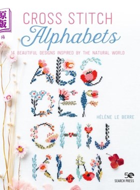 海外直订Cross Stitch Alphabets 十字绣字母