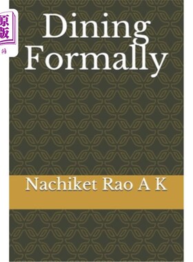 海外直订Dining Formally 正式用餐