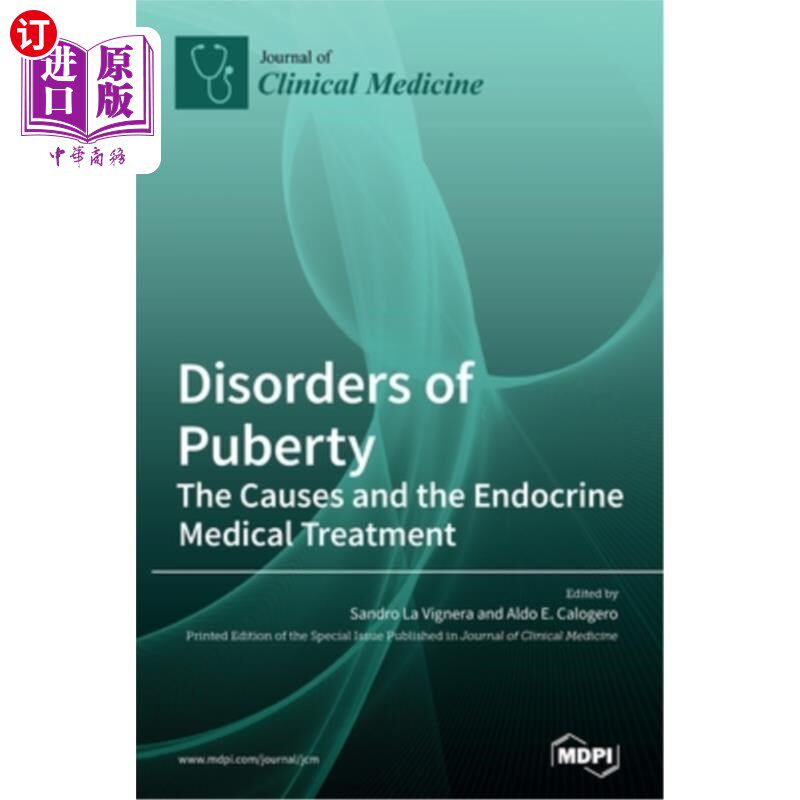 海外直订医药图书Disorders of Puberty: The Causes and the Endocrine Medical Treatment 青春期失调:病因及内分泌治疗