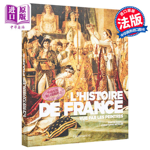 画家眼中的法国历史 L’Histoire de France Vue par les Peintres 法文原版 Dimitri Casali Christophe Beyeler【中商原版?