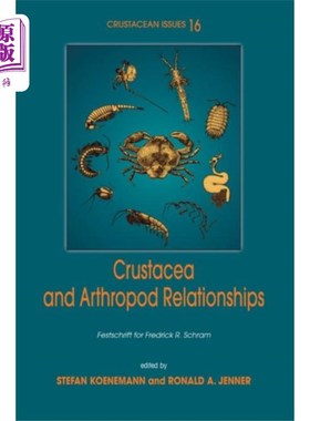海外直订Crustacea and Arthropod Relationships 甲壳类动物和节肢动物的关系